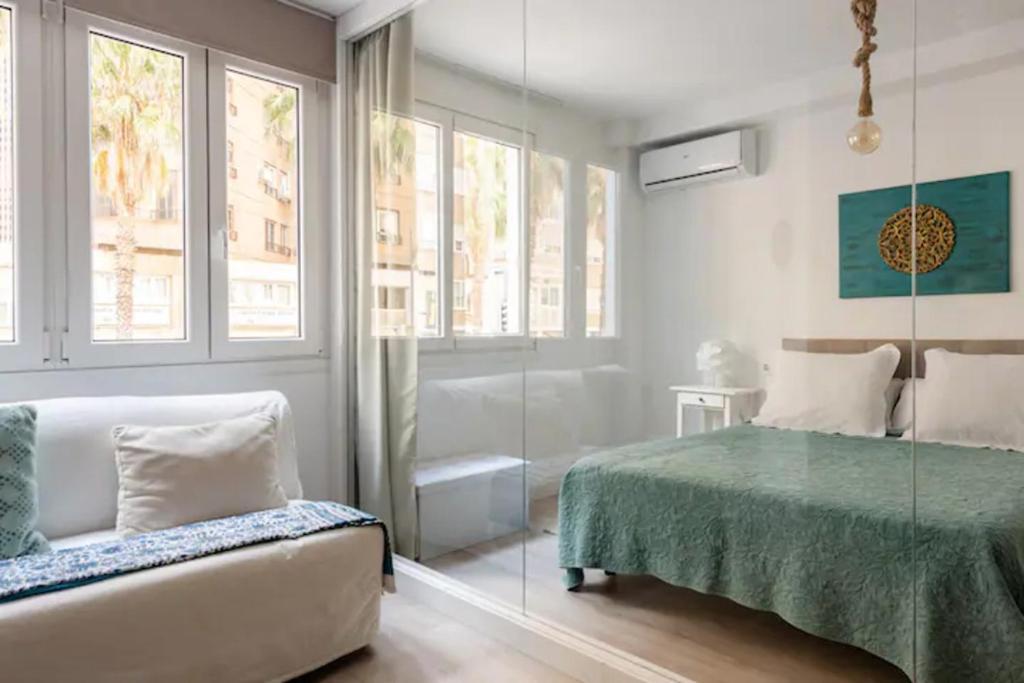 Nuevo Apartamento Lujo Playa Malagueta-Centro 말라가 외부 사진